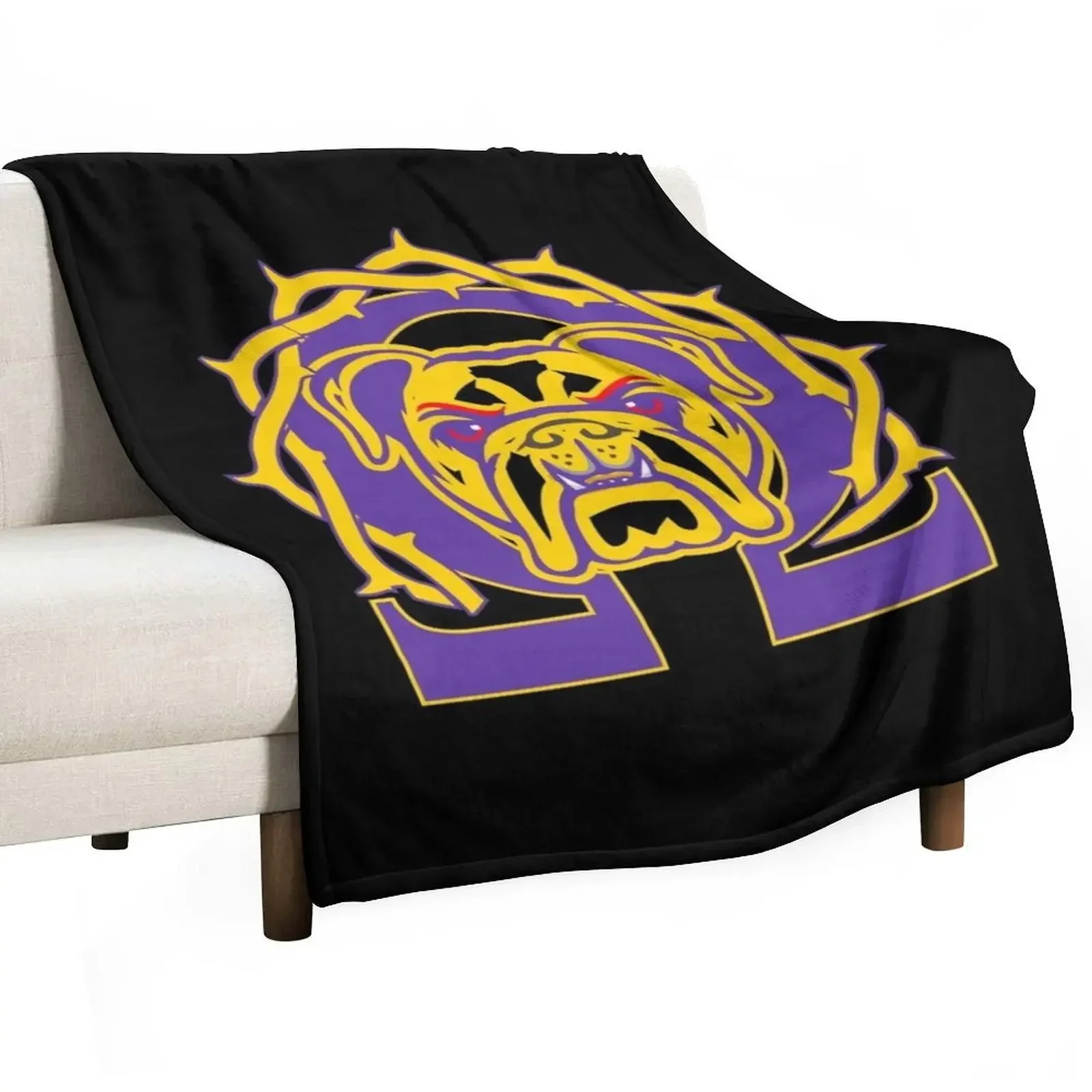 Men's Omega Que Dawg Psi Phi Purple Gold Fraternity Throw Blanket Baby Cute Plaid Sleeping Bag Blankets