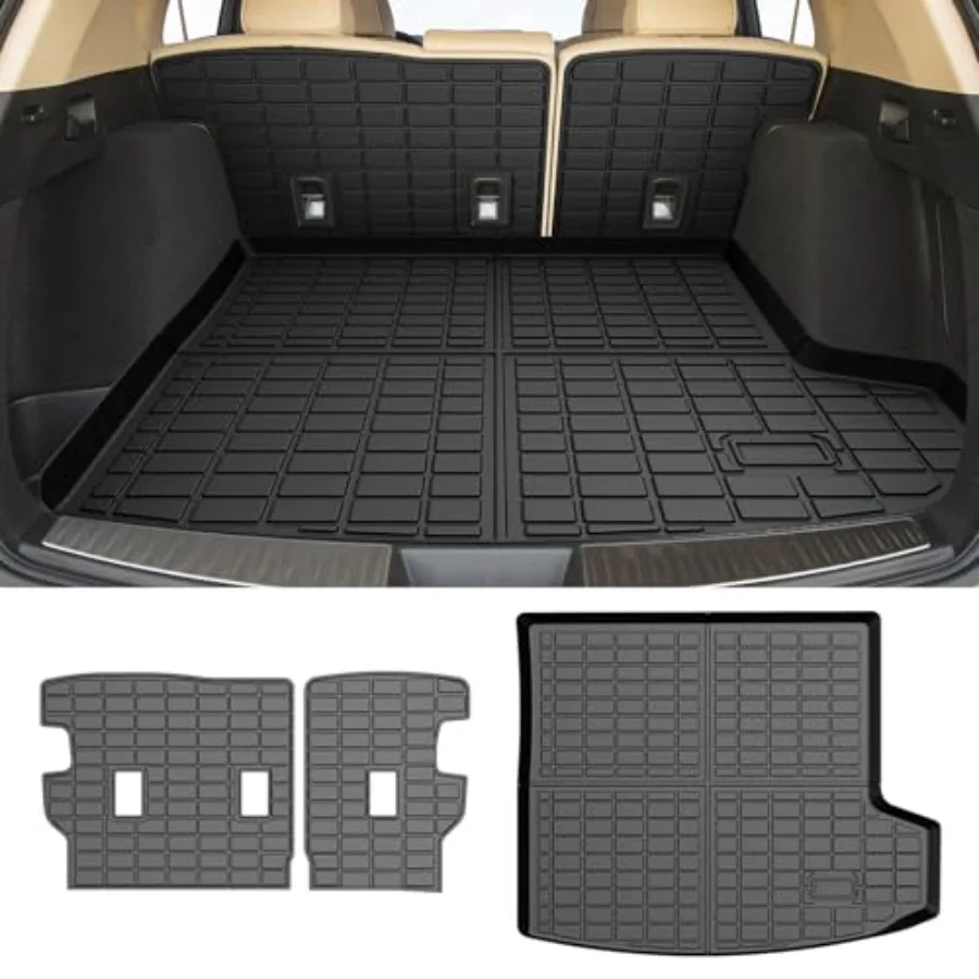 

RDX Cargo mat - Trunk Mat for Acura RDX 2019-2025 All Weather Trunk Mat and Backrest Mat for RDX Accessories Heavy Duty Rubber