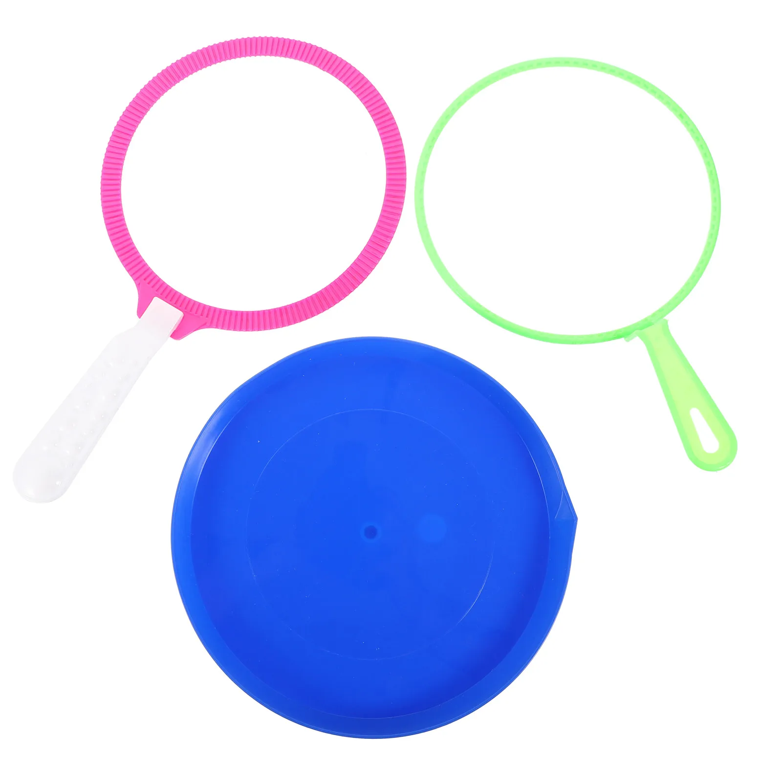 

3pcs Giant Wands Set For Kids Large Bubble Maker Wand Outdoor Play Blow Party Favors Safe Bubbles Ring Blowing Set Durable