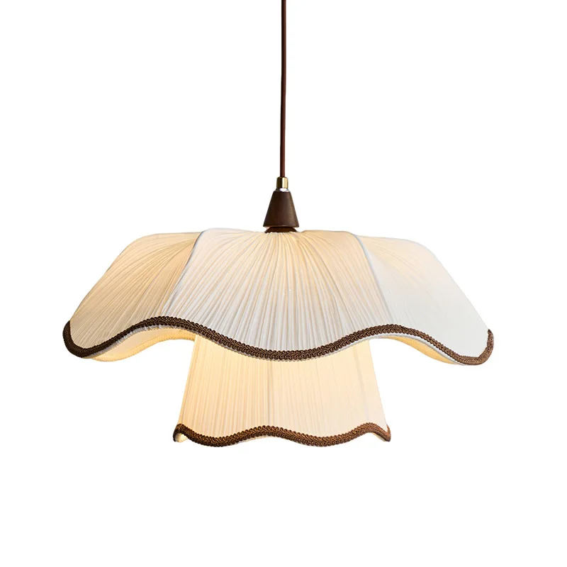 

French medieval fabric bedroom chandelier tutu skirt girl skirt design wave bed and breakfast restaurant light