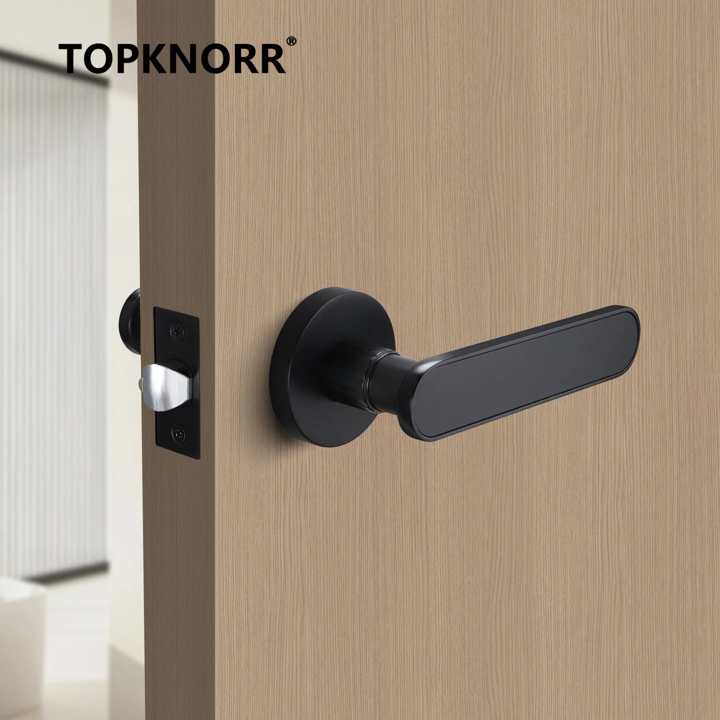 

New Interior Door Lock Bedroom Room Door Three-bar Hand Lock Minimalist Ecological Door Handle Universal Doorknob Safety Handles