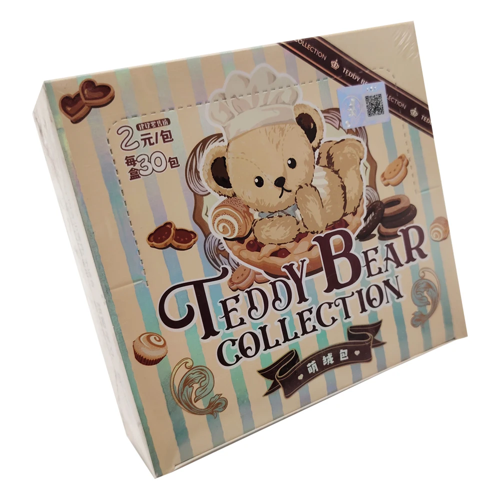 Original Teddy Bear Exquisite Collection Cards Fans' Favorite Characters HD Print Surprise Creative Rare Card Kids Hobbies Gifts