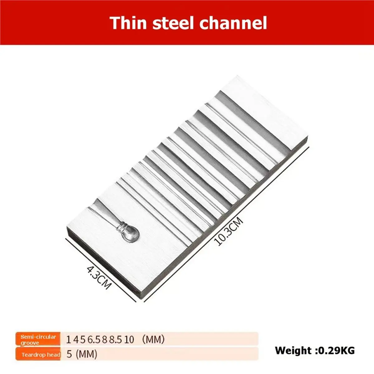 Swage Block Metal Forming Tool for Jewelry, Iron Bench Tool with Precise Channels