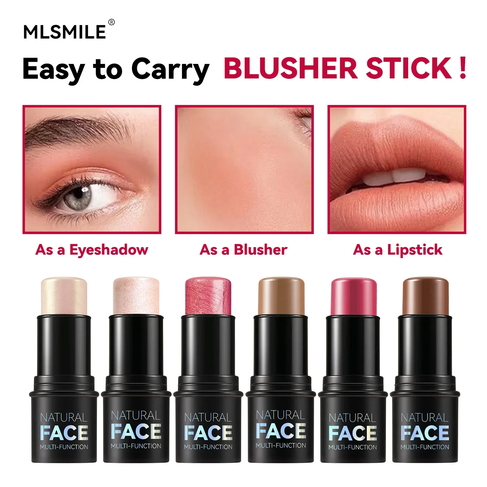 Cosmetics Brightening Shadow Stick Three-dimensional Makeup Skin Europe and The United States Highlighter Blush Stick