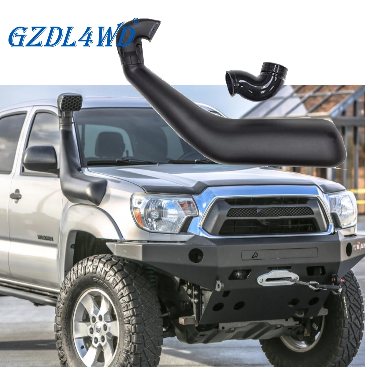 

Car Exterior 4x4 Accessories Car Air Ram Snorkel Kits For 2005-2015 Tacoma Auto Parts Air Intake Wader Hose Pipe Snorkel Set