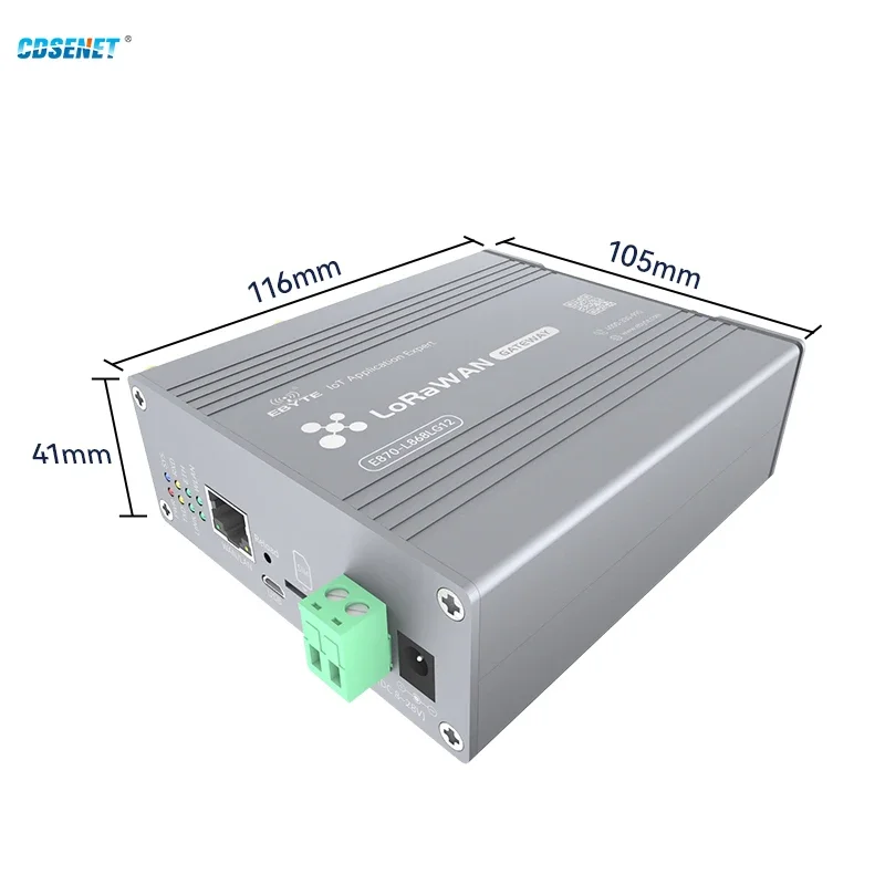 Imagem -02 - Lorawan Standard Protocol Gateway 868mhz Sx1302 Alta Velocidade Canais 27dbm 3km Cdsenet E870-l868lg12 Half-duplex