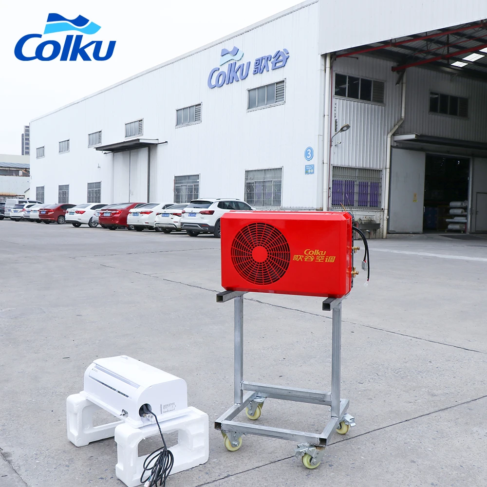 2000W Fast Cooling Split Air Conditioner,24V DC Truck Sleeper AC Unit,R134a Refrigerant,New Thermostat,12V/24V Dual Voltage