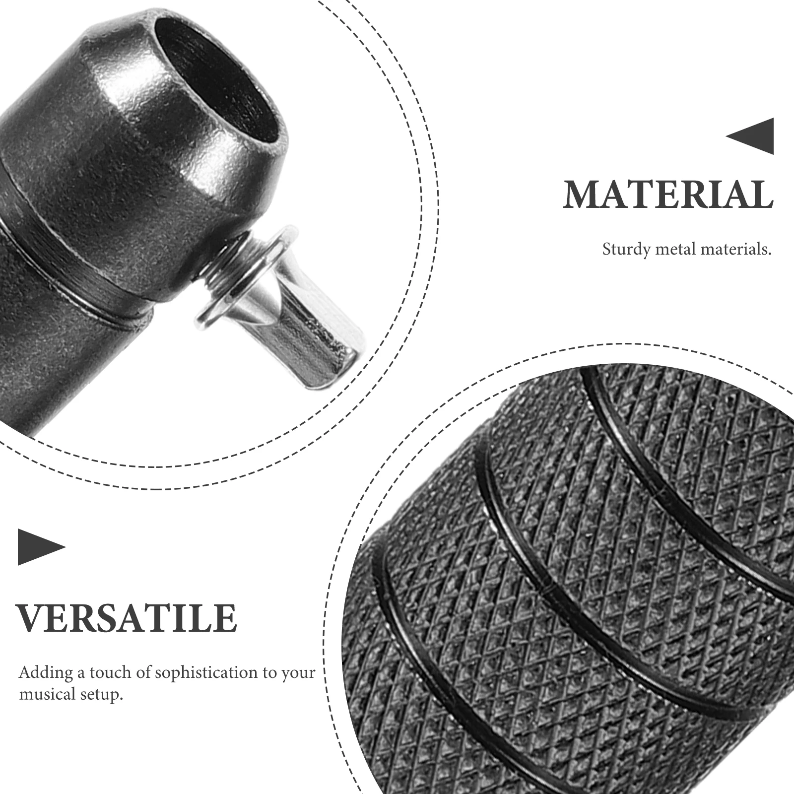 

Weight Drum Musical Instrument Accessories Cymbal Stand Counterweight Black Metal Boom