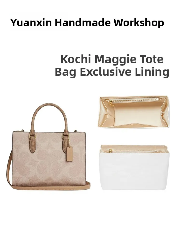 

Handmade Maggie Tote Bag Inner Organizer Dupont Paper Storage Bag Cubic Structure Zipper Closure Home Storage Tool