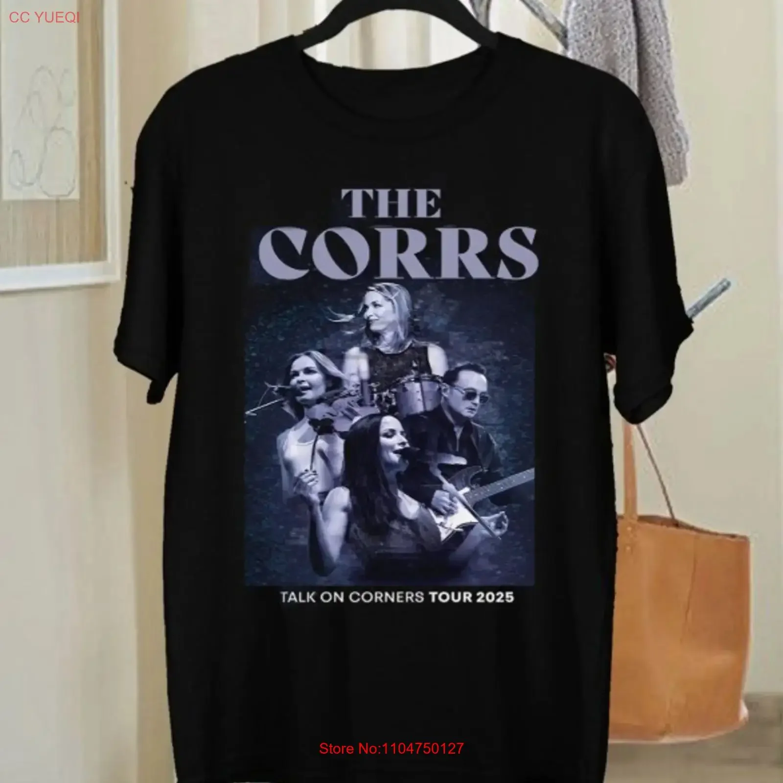 NEW The Corrs Talk On Corners Tour 2025 T Shirt Black All Size Fan vintage Washed Stretched Top For Everyday Wear Versatile