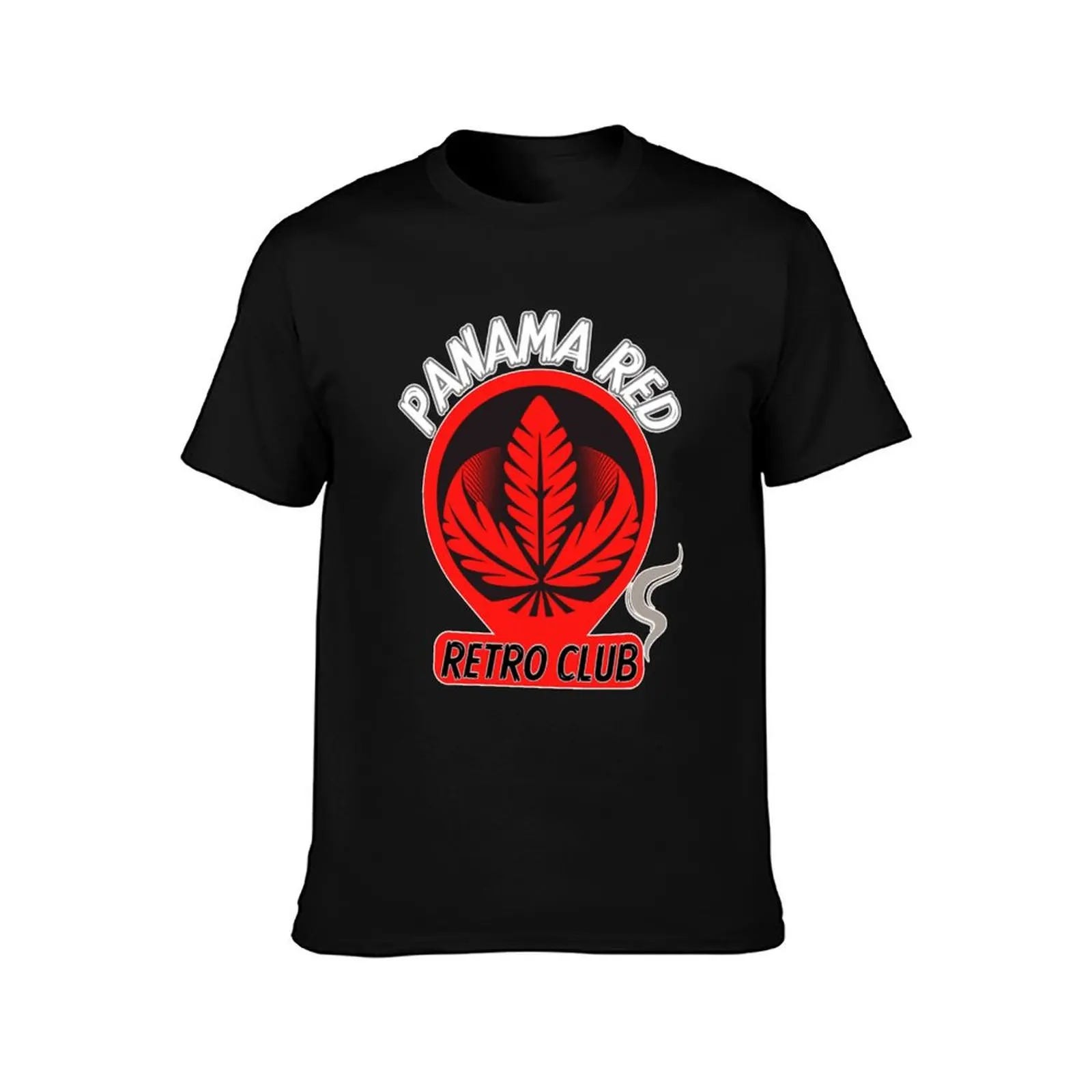 PANAMA RED RETRO CLUB T-Shirt Gym Exercise Short Sleeve T-Shirt