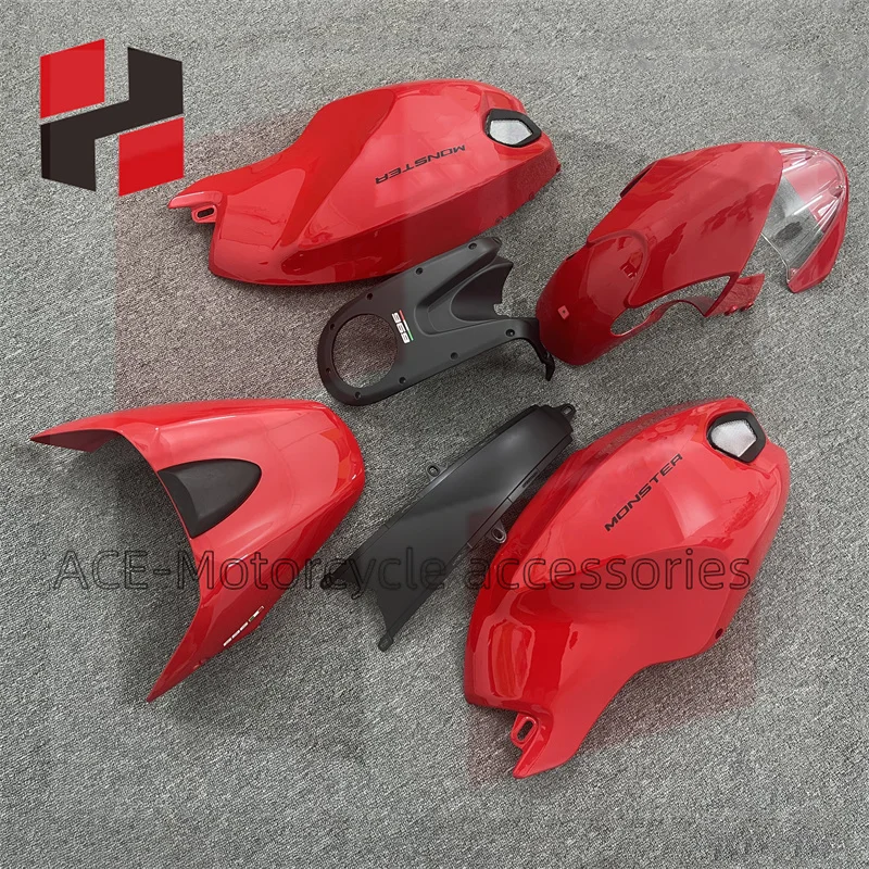 for Ducati Monster 696 796 1100 1100S EVO 2009 2010 2011-2015 motorcycle high quality fairing ABS plastic body decoration kit