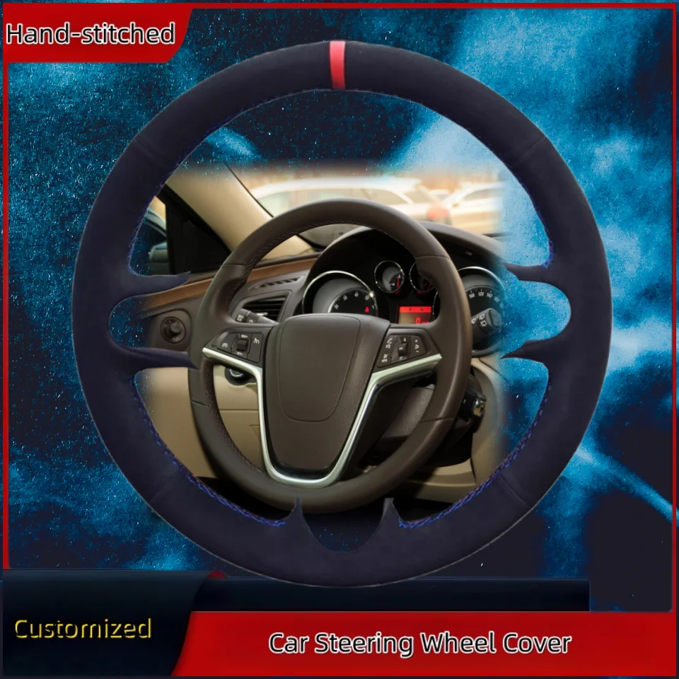 Hand-Stitched Suede…