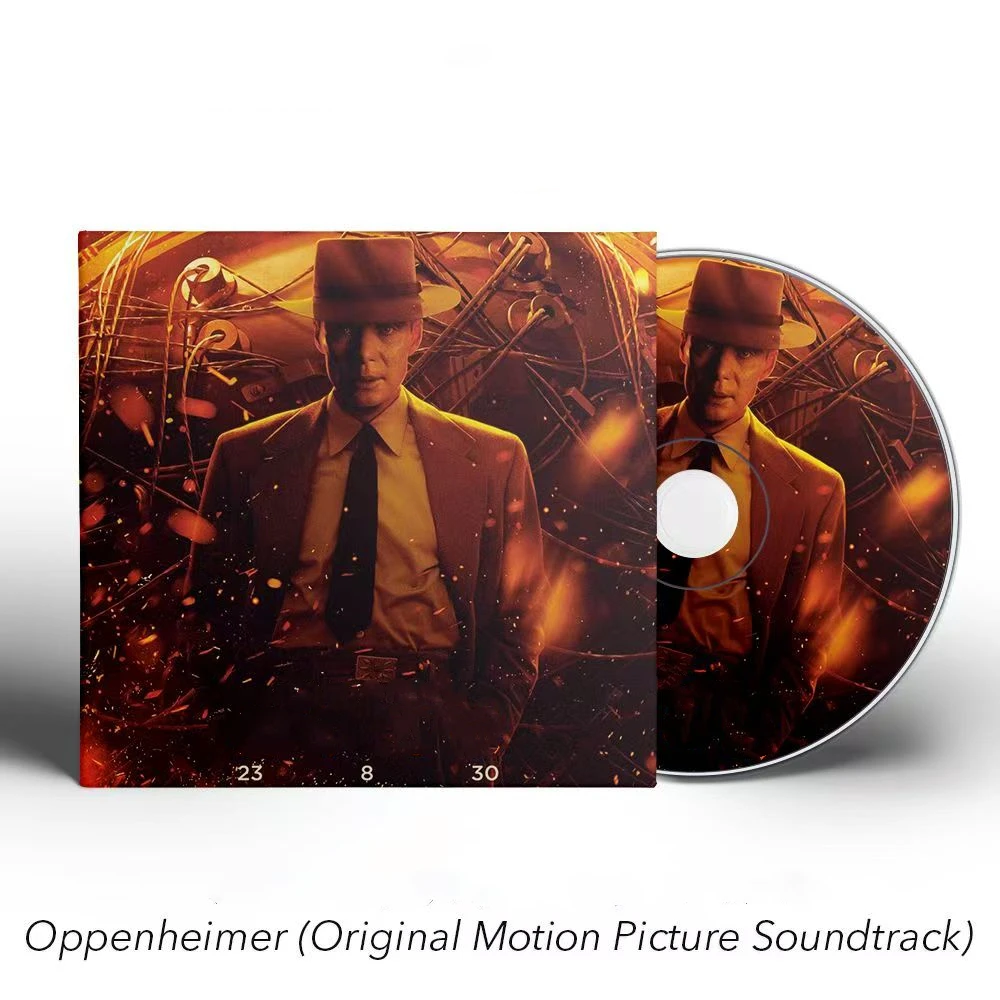 Película Oppenheimer Ludwig Goransson CD de música imagen de movimiento Original álbum de banda sonora 2 uds disco compacto Cosplay caja de trampas sonoras