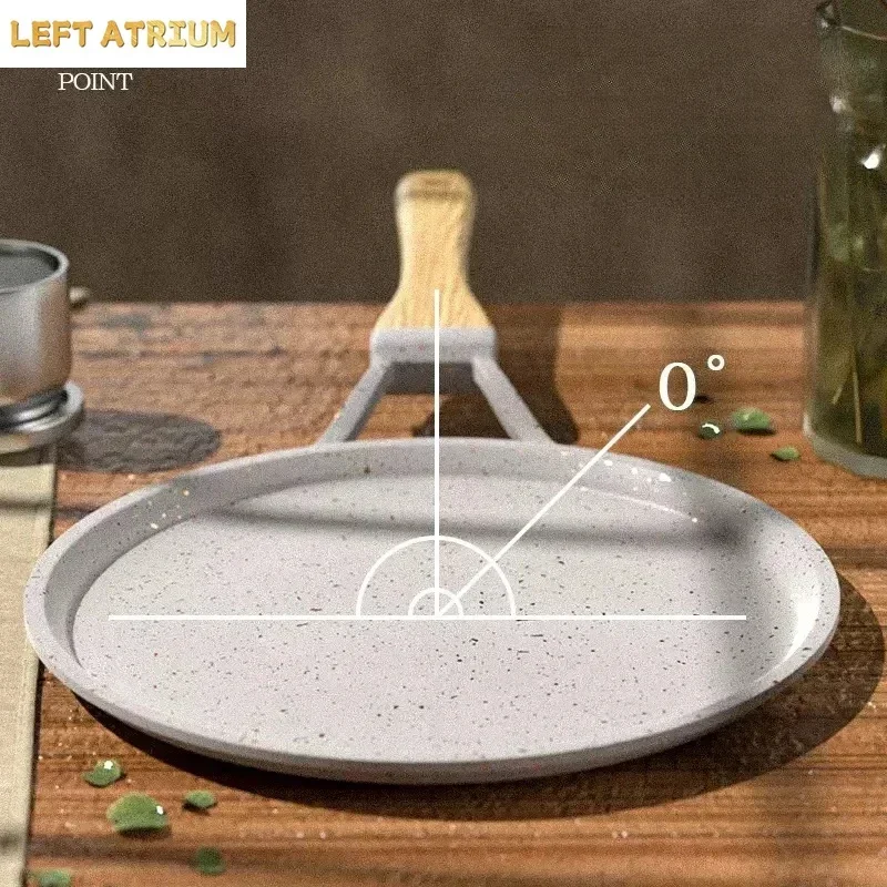 20/24/28cm Maifan Stone Frying Pan Non-stick Home Breakfast Pot Induction Cooker Gas Stove Fried Steak Pancake Kitchen Cooker view 3