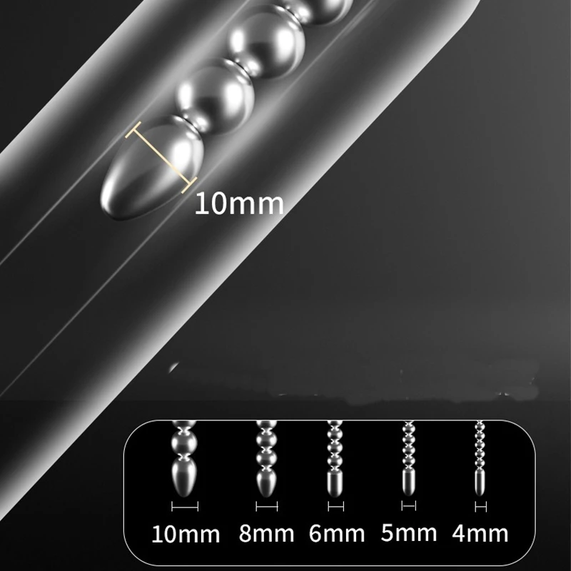 Stainless Steel Urethral Beads Sounding Massager Insert Catheter Penis Plug Urethra Dilator Male Gay Stimulator Sex Toys for Men