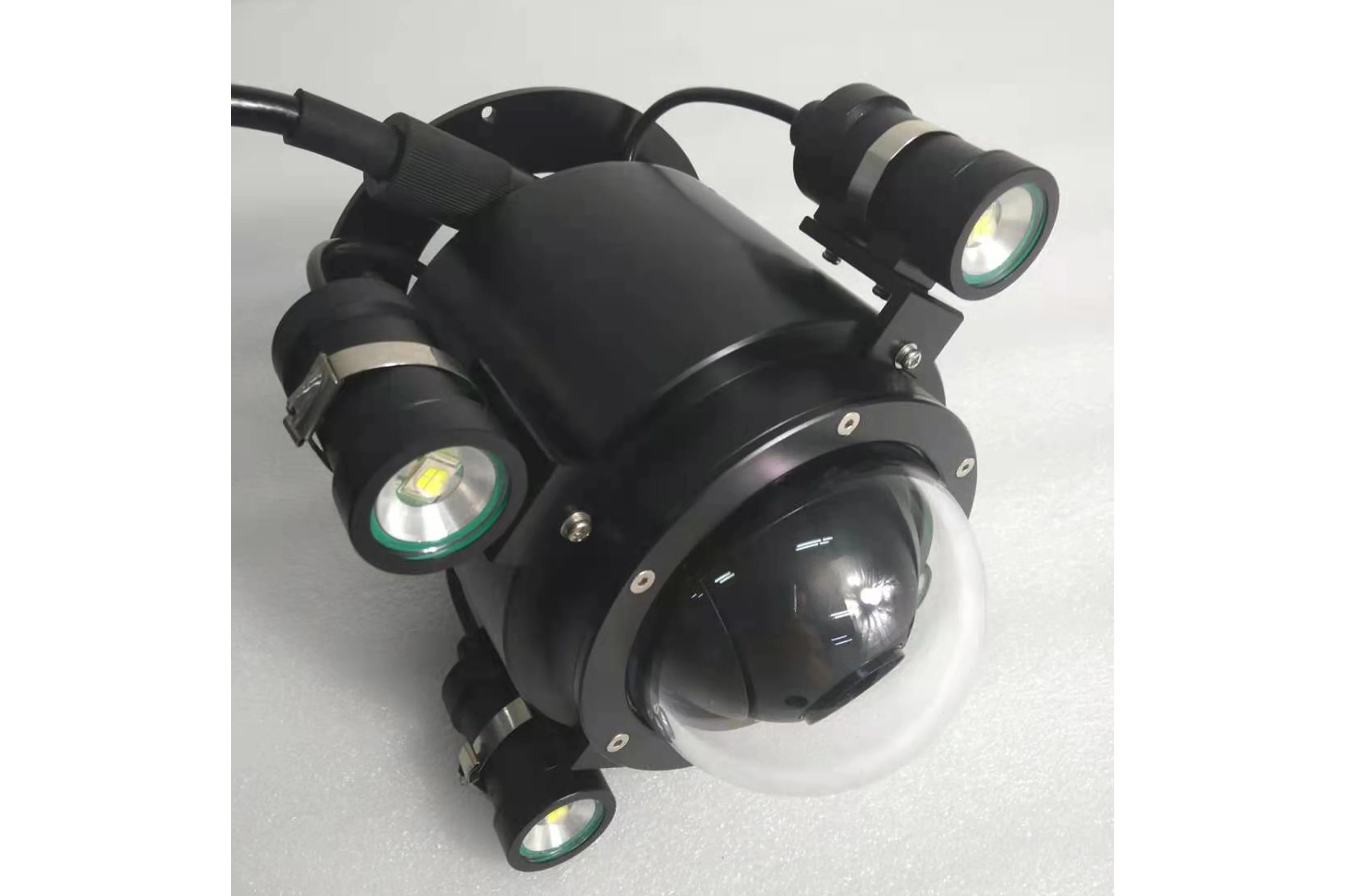 ROV 200W pixel 1080P dam detection underwater network camera PTZ monitoring ball machine waterproof depth of 100m ZF-IPC-08K11