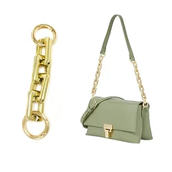 Simple Metal Color Bag Extension Chain DIY Versatile Crossbody Shoulder Handbag Hanging Buckle Replacement Bag Accessories