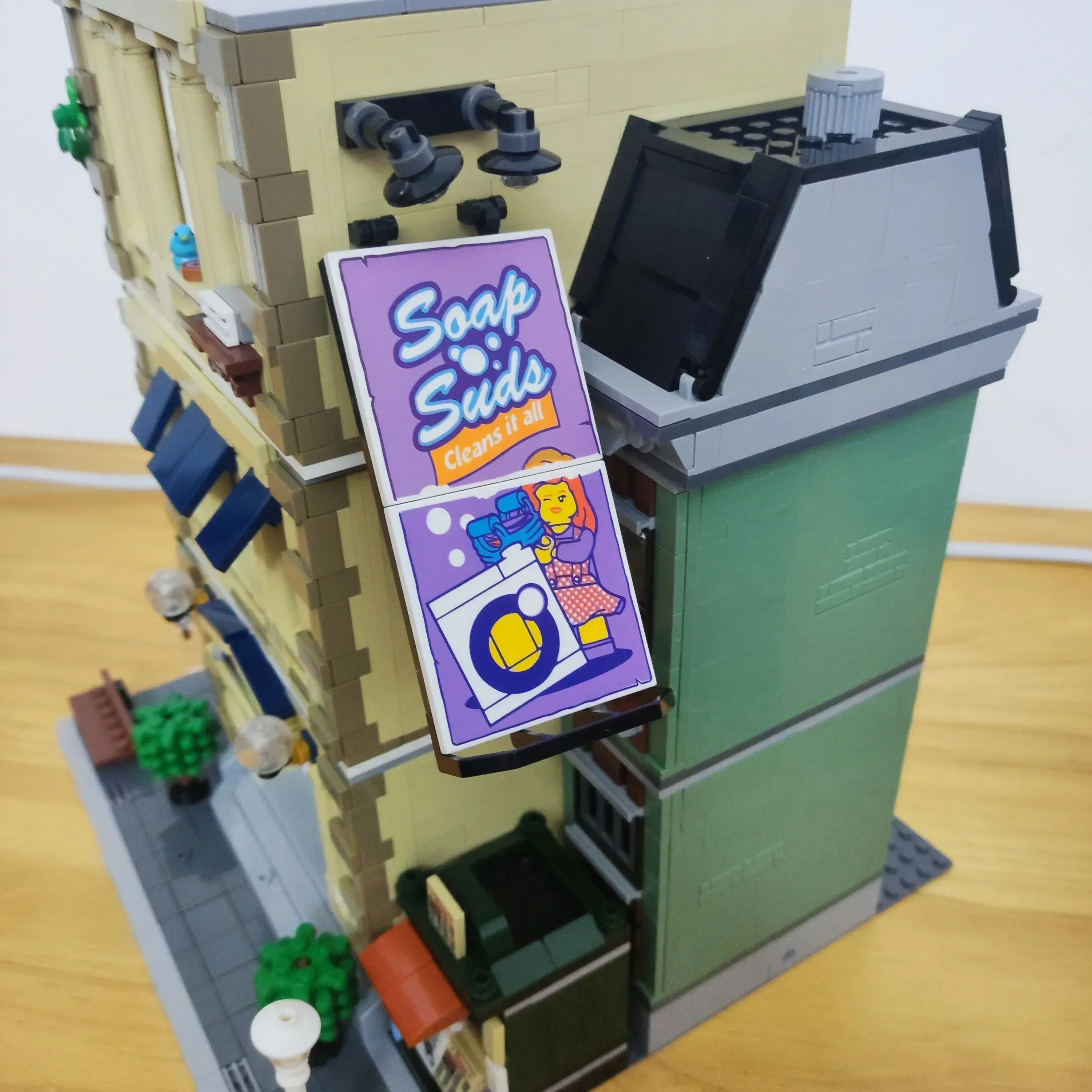 

Street View Police Station Building Blocks Pet Model Assembly Sets Creative Expert Desk Decor Bricks Toys Kids Adults For Gifts