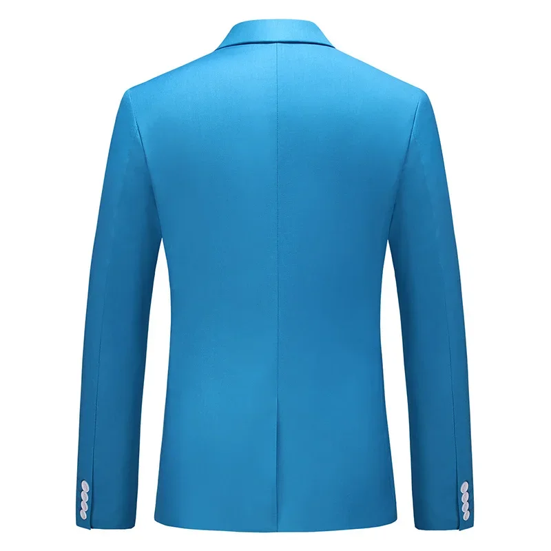 15 Color Classic Formal Suit Jackets Men New Single Button Slim Fit Business Blazers Formal Office Casual Slim Fit Blazer M-6XL