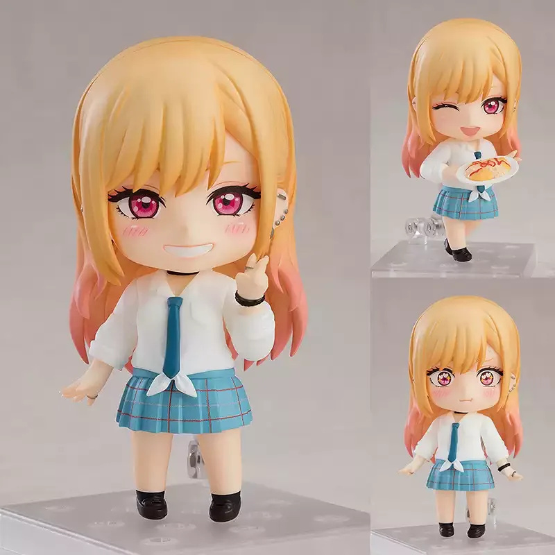 My Dress-Up Darling Marin Kitagawa Shizuku-Tan Action Anime Figure Chibi Kawaii Pvc Swap Face Doll Collectible Desktop Toy Gift image 3