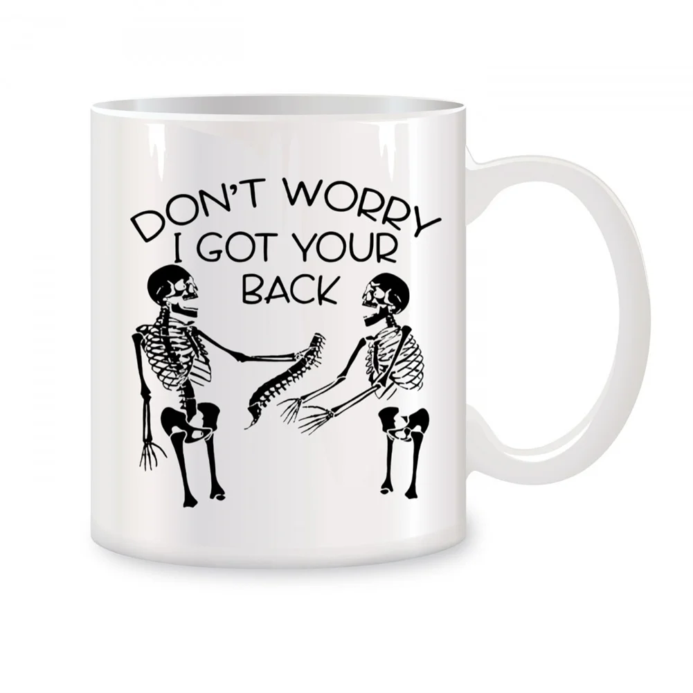 

I've Got Your Back Mugs For Coworkers, Friends, Doctors Birthday Gifts Novelty Coffee Ceramic Tea Cups White 11 oz