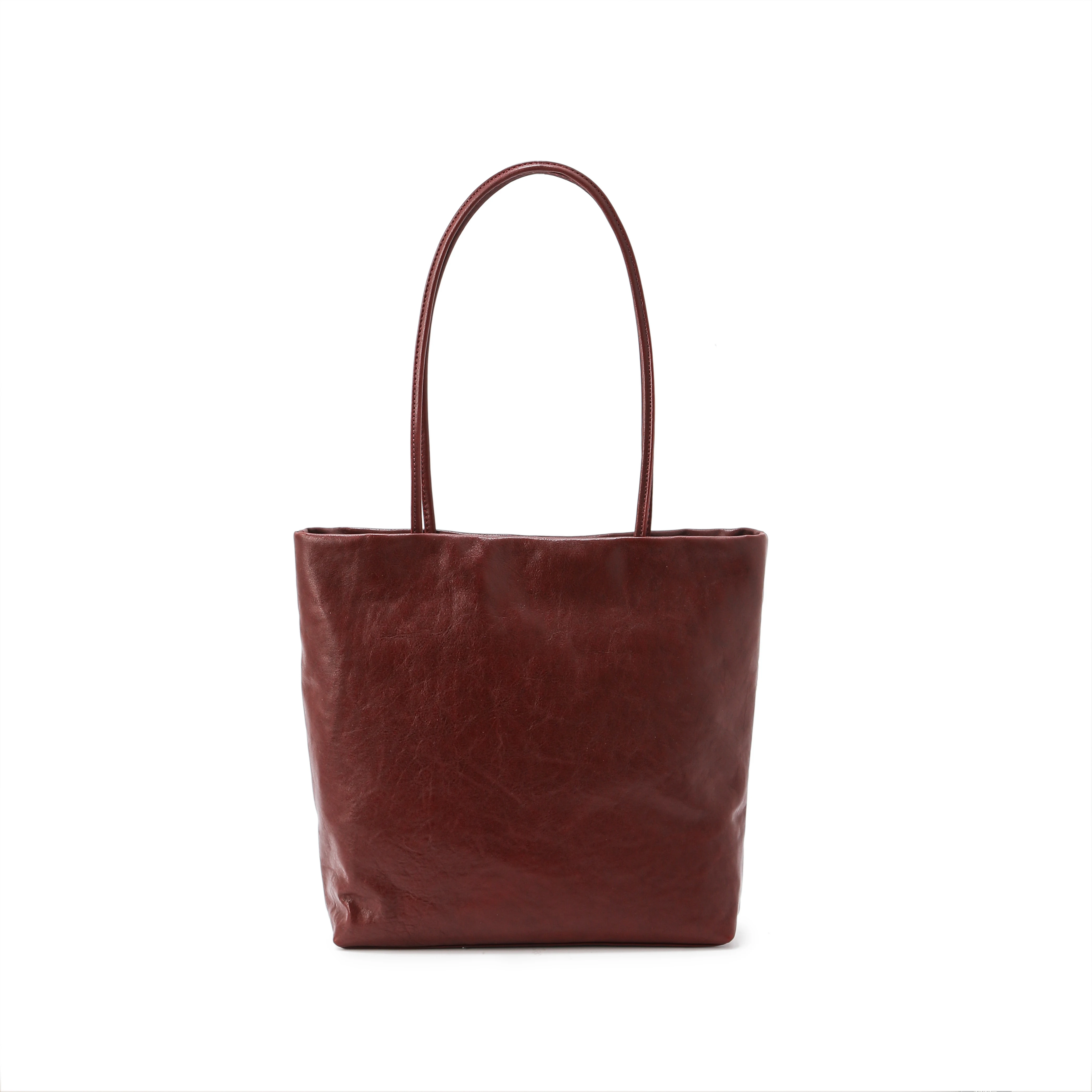 

Tote Bag Luxury Designer Women's Vegetable Tannin Leather Large Capacity Shoulder Handbag 2025 New Genuine Leather Ladies Work