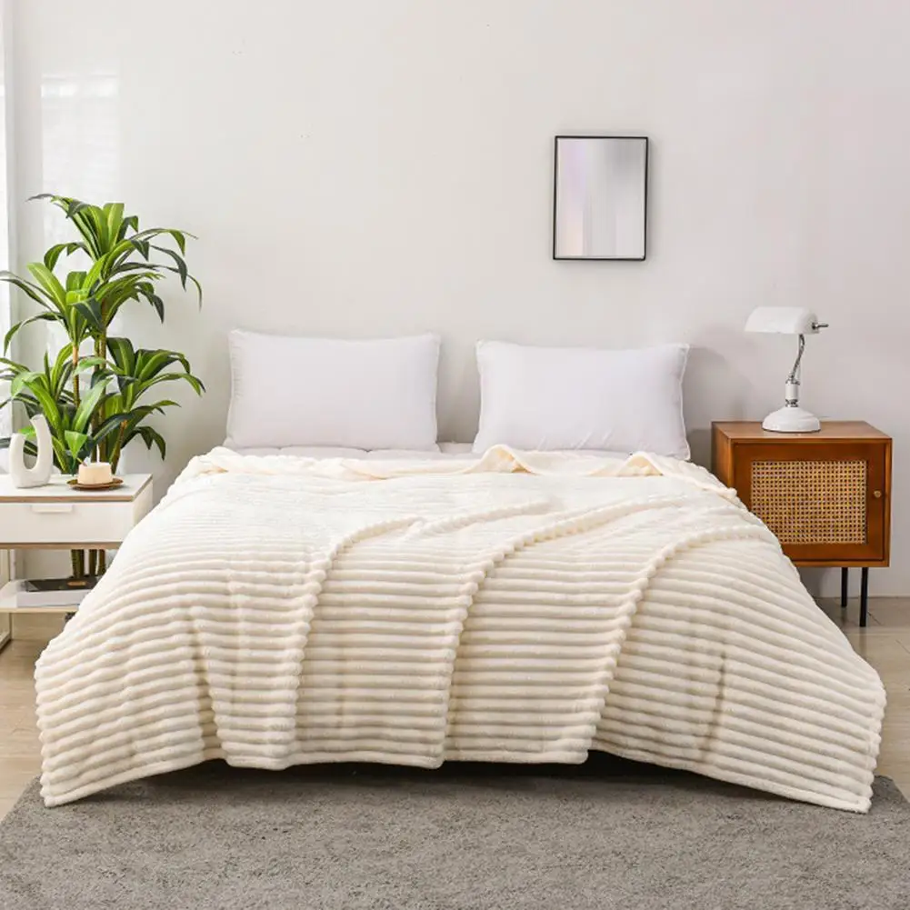 Thick Warm Blanket Plush Bubble Blanket Fluffy Thick Bubble Throw Blanket Cozy Plush Furry for Couch Sofa Warm for Bedroom