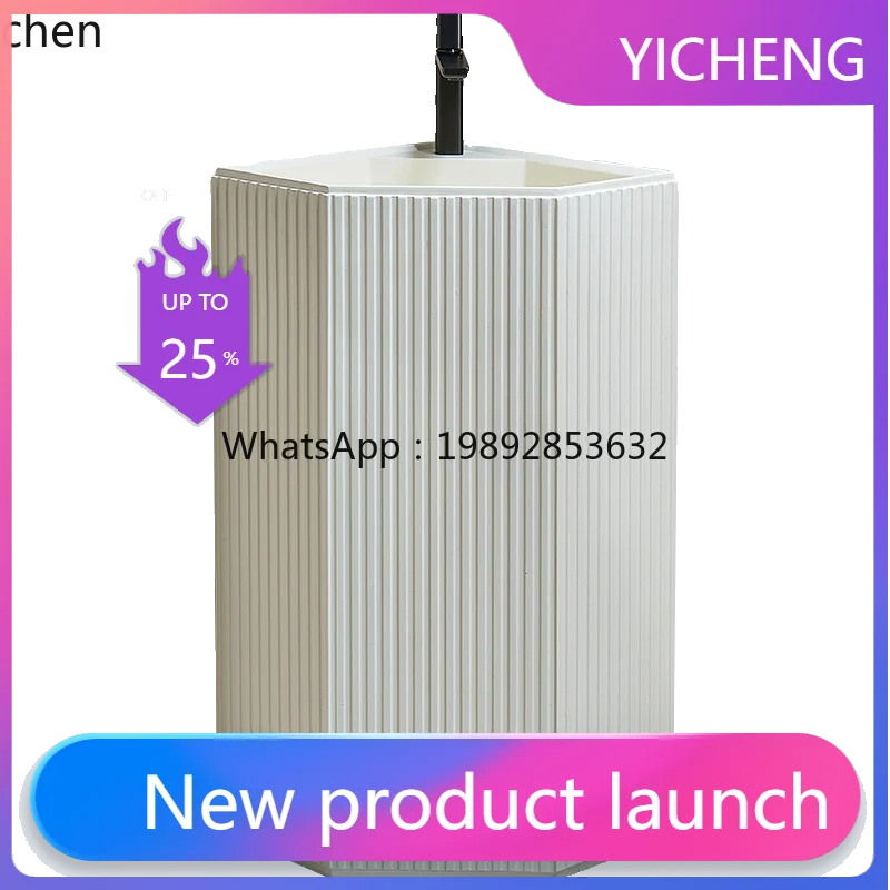 

LYY ветровая стена, поворотный угловой стол для умывания лица, встроенный напольный умывальник, простой колонный умывальник