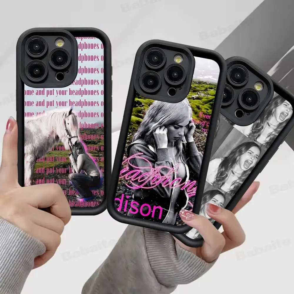 A-Addison Rae Handyhülle für iPhone 17 16 15 14 13 12 11 Pro Max Mini Plus Weiche TPU-Rückabdeckung