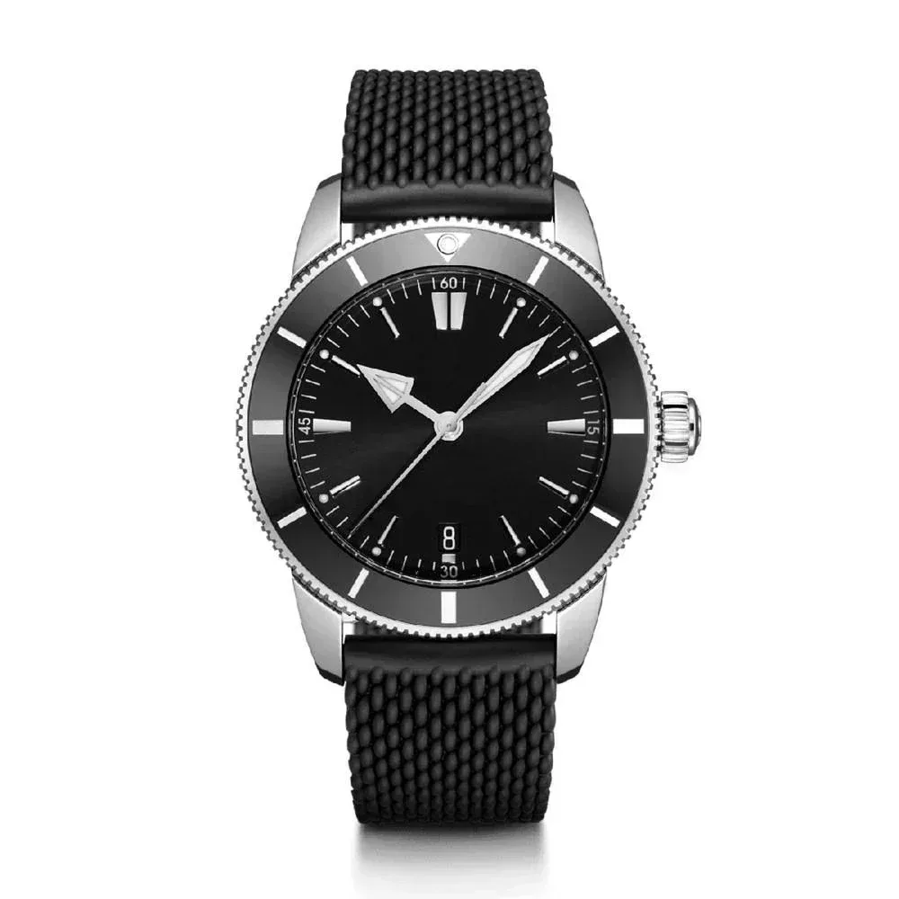 New Men's Multifunctional Automatic Mechanical Watch Rubber Luxury Watch Automatic Watch Christmas Gift for Men