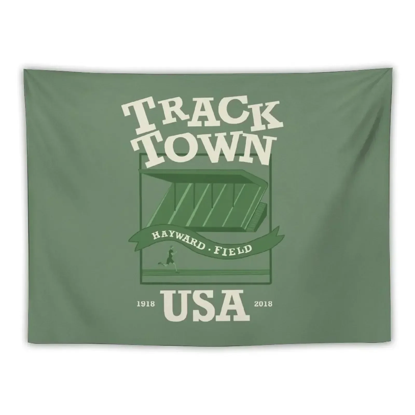 Track Town USA Old Hayward Field Tapestry Art Mural Wallpaper Home Decorators Wall Decor Tapestry