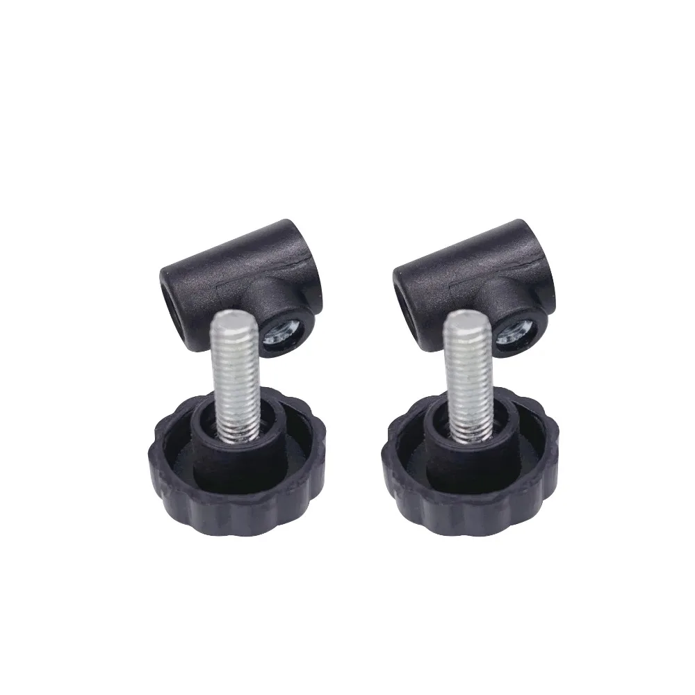 2Pcs Telescopic Rod Limit Knobs Caravan Plastic Window Stay Lock Repair Replacement Tool Knob Black Camper Motorhome Accessories