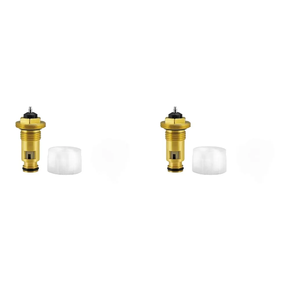M30x1.5 Copper Thermostatic Valve Core 63mm Length Rotating Spindle With O-Ring For Radiator Heating System Replacement