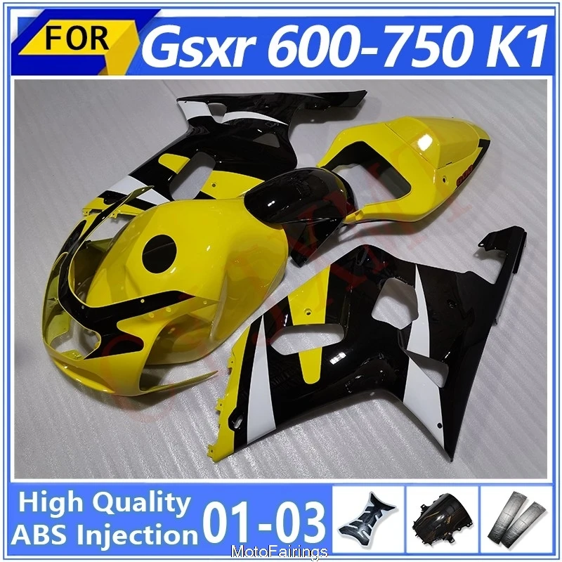 

ABS Motorcycle Fairing Kit for GSXR600 GSXR750 K1 2001-2003 Full Cover Fairings gsxr-600 gsxr-750 01 02 03 Bodywork Guard