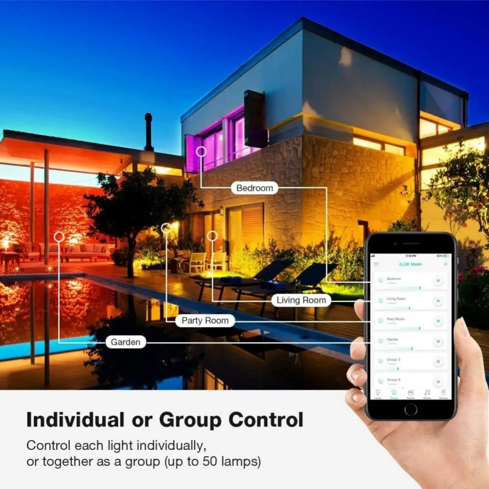 Brightness Adjustment Remote Control Lamp For Led Lamp App Christmas Tree Decoration Rgb Lamp Beads Led String Light