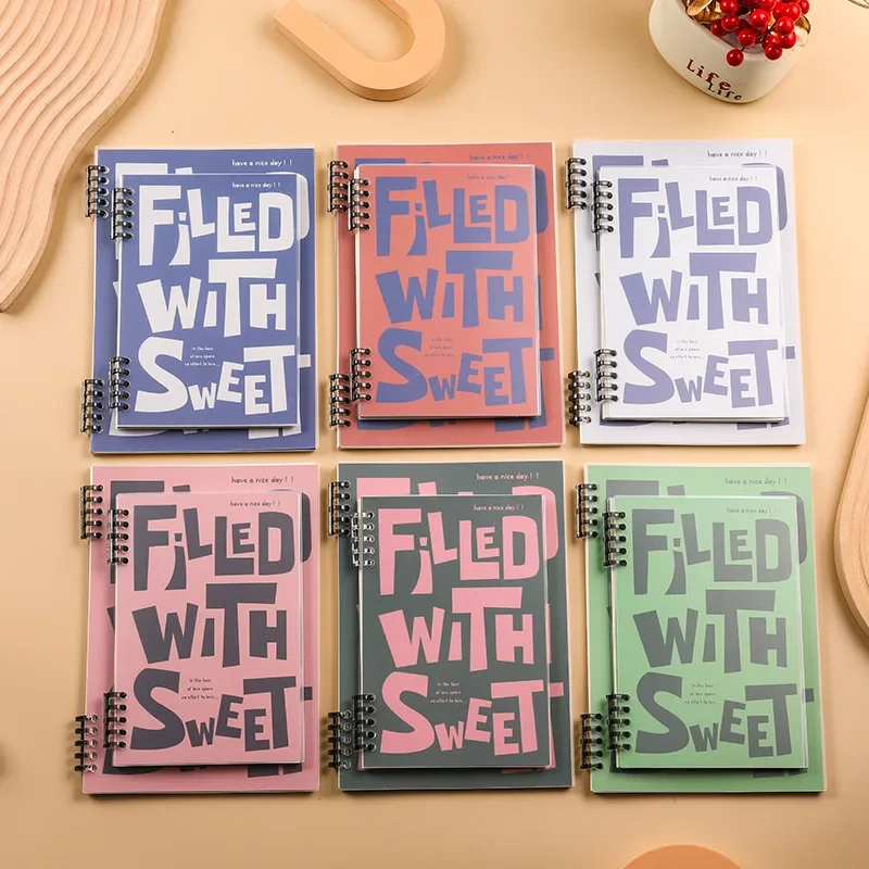 A5 /B5 Loose Leaf Notebook Refill Horizontal Line Inside Page Spiral Binder Inner Page Weekly Monthly To Do Paper Stationery