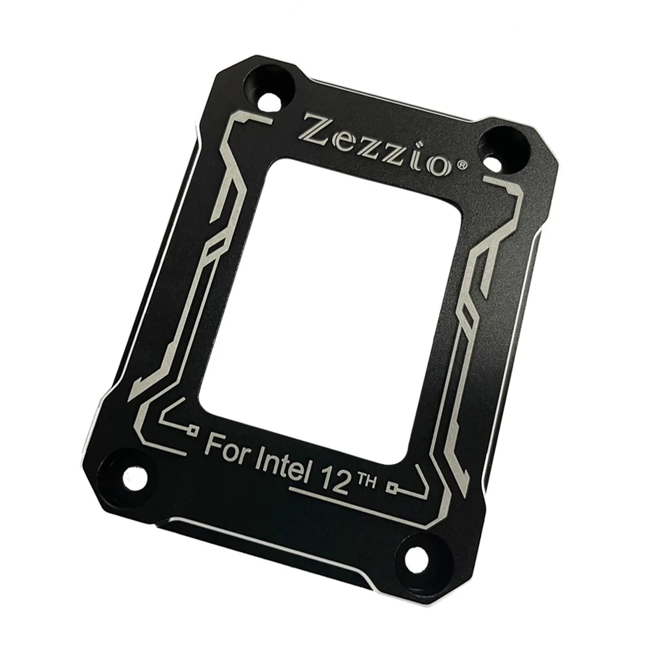 Zezzio LGA17XX 18XX ILM Intel12 جيل الانحناء الإطار الصحيح وحدة المعالجة المركزية لوحة الكترونية معززة تقويم العظام منحنى ثابت مشبك 1700 1800 الألومنيوم