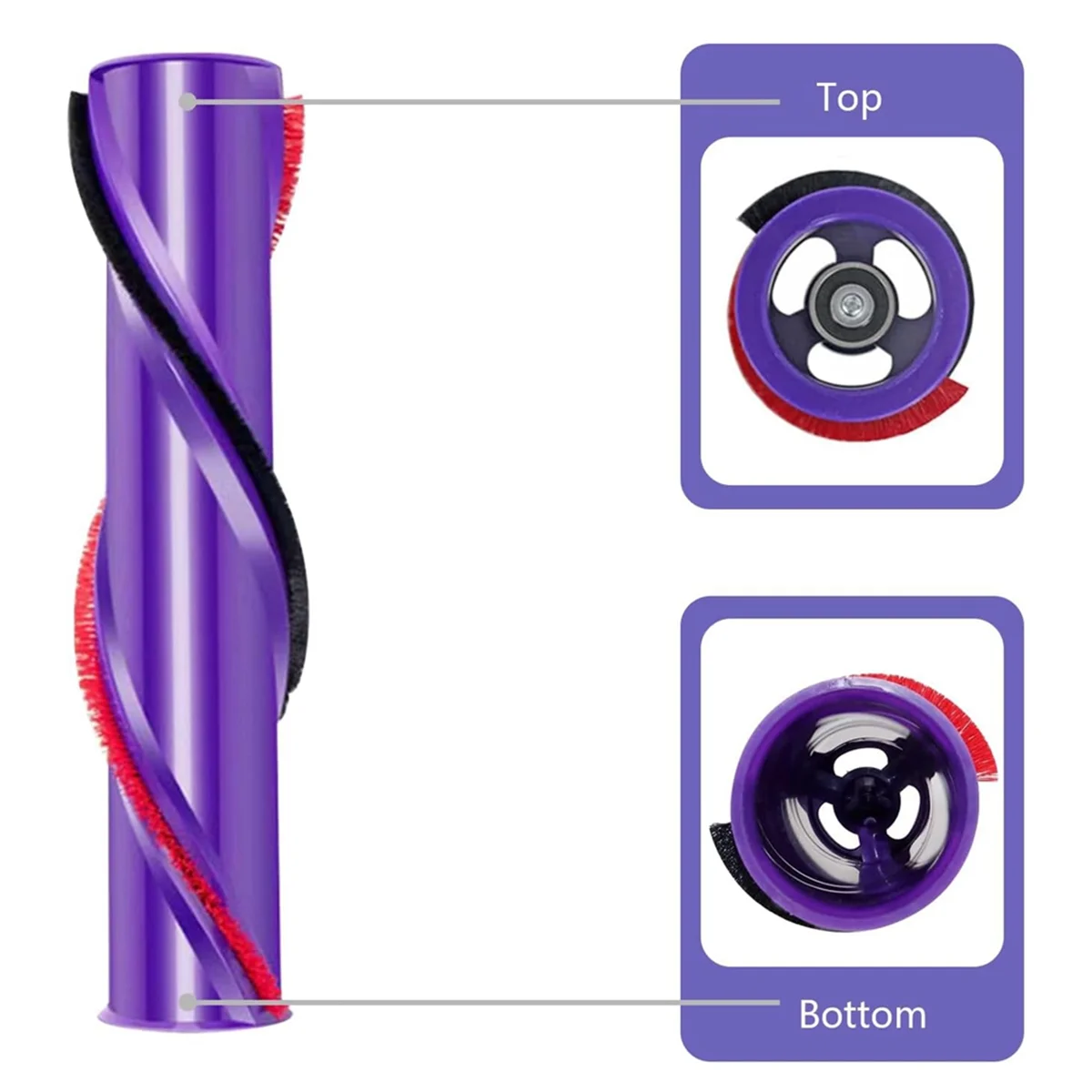 Pengganti Batang Gulung Sikat Rol untuk Penyedot Debu Dyson V10 Bagian Vakum Sikat Lantai Listrik Penggerak Langsung 969331 -01 # MAYA