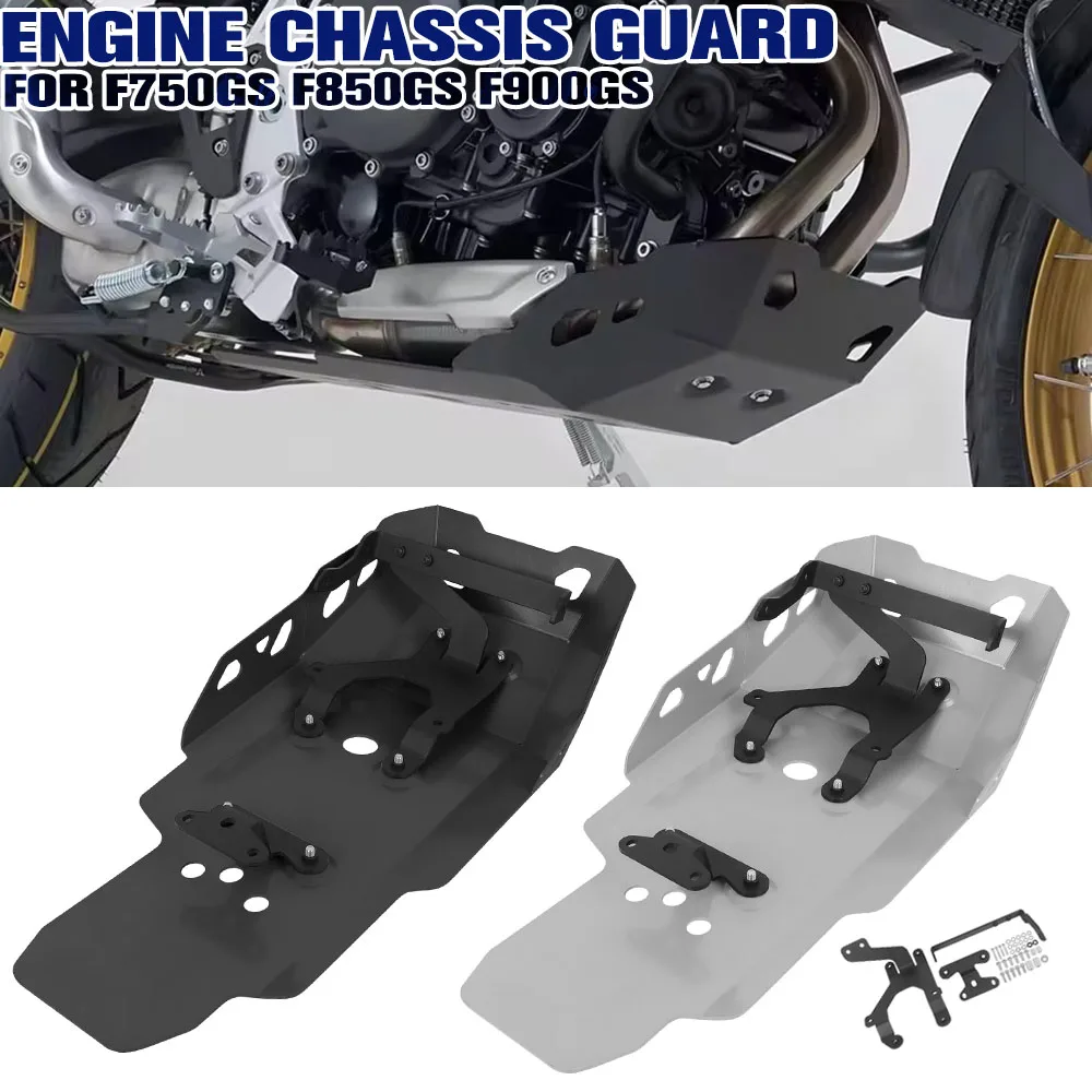 Engine Chassis Guard For BMW F750GS F850GS F900GS Motorcycle Skid Plate Belly Pan Protection F750 GS F850 GS F 750 850 900 GS