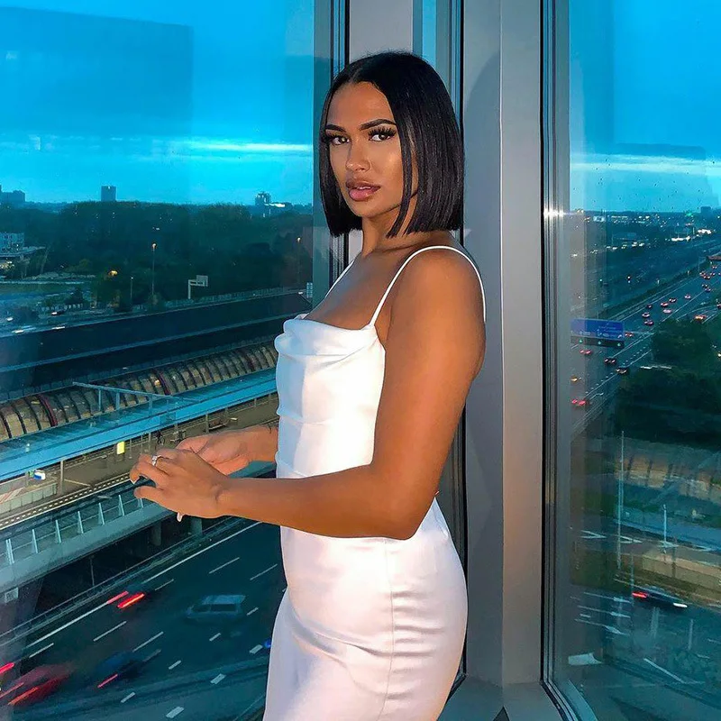 Suknie ślubne na zamówienie, proste, seksowne, w stylu boho, z wysokim rozcięciem, na ramiączkach, z odkrytymi plecami, suknie ślubne w stylu bohemy, Vestidos