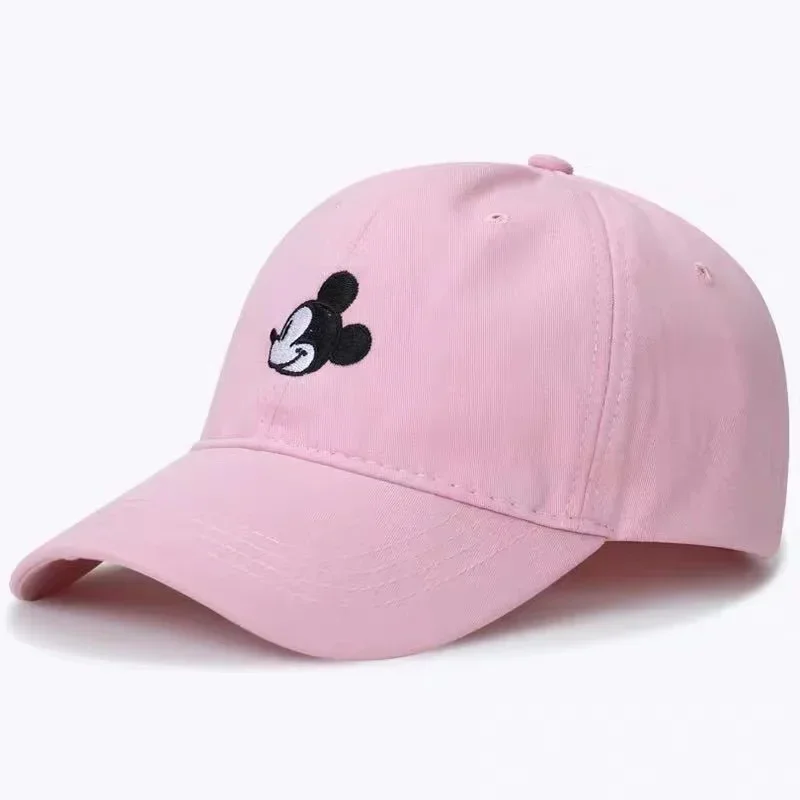 Boné Snapback Mickey dos desenhos animados para homens e mulheres, boné de beisebol de algodão, chapéu Hip Hop Dad ajustável, garros ósseos de alta