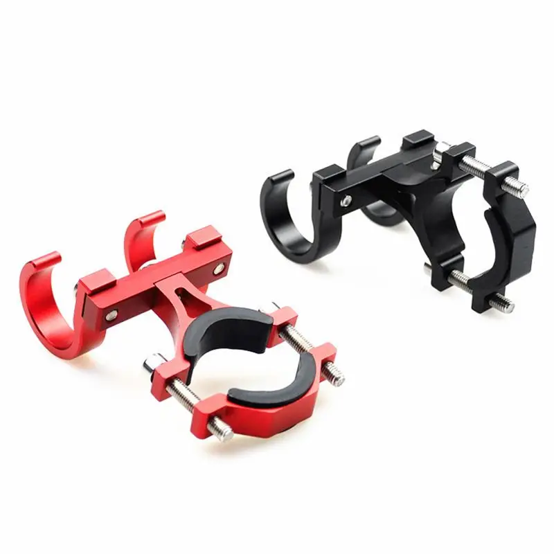 

[AD12] Electric Scooter Hooks Bike Shelf Tube Storage Hanger Buckle Hooks Ebikes Portable Double Helmet Rack Black