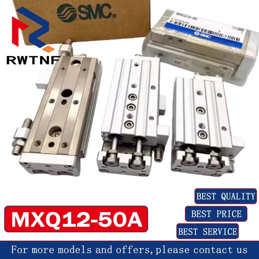 Brand New Genuine MXQ12-50A SMC Pneumatic double-cylinder slide table cylinder,100% original warehouse stock