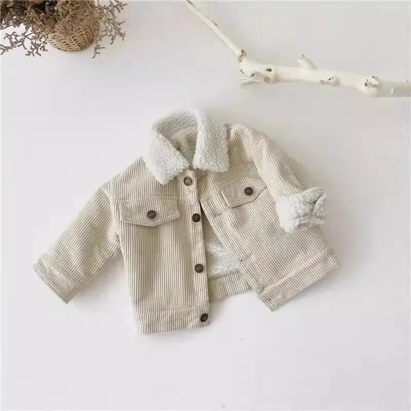 Warm Jacket For Newborn Outwear  Casual Fashion Baby Boy 0-3 Years old  Winter Cotton Coat Long Sleeve Toddler Kids Clothes