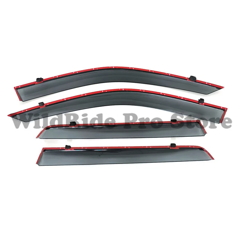 1 set Rain Visors for Kia Borrego Mohave 2006-2017 Window Deflectors