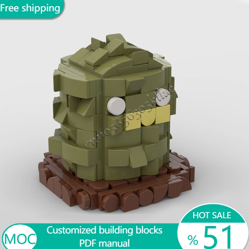 228 PCS Trees Gravebuster MOC Customize Modular Building Block Design Kids Technology Popular Brick DIY Boys Toy Christmas Gift