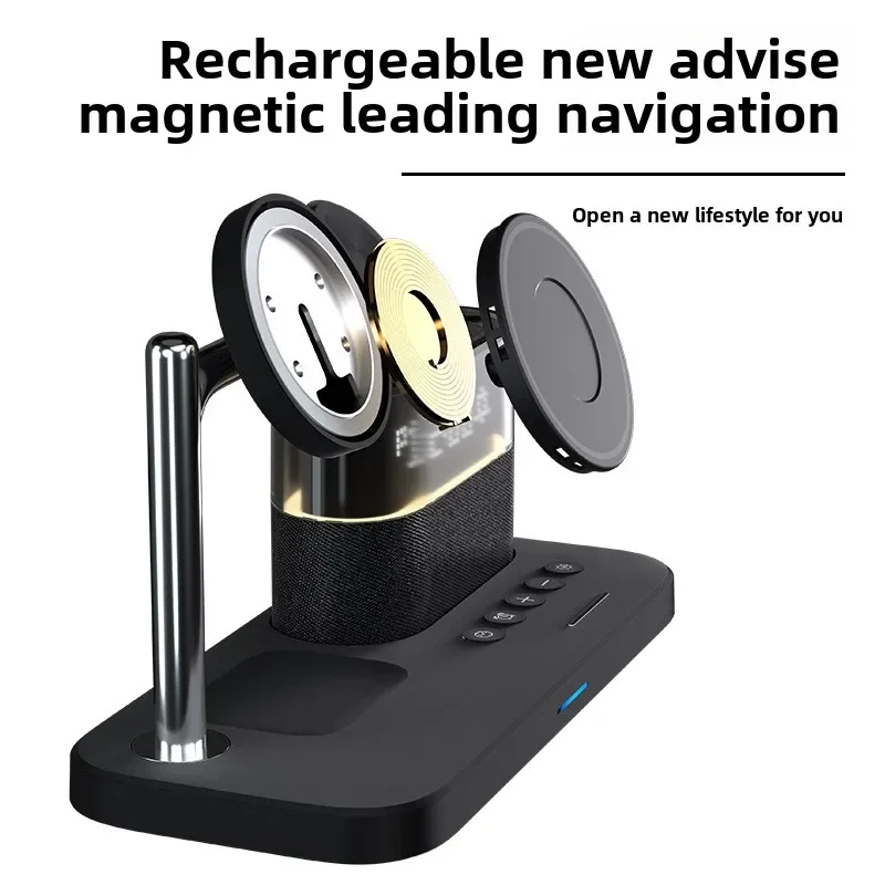 Qi2 Wireless Charger Fast Charging Dock Portable Chargers Magsafe Charging Station 3 in 1 Mobile Phone Charger Ultra High Speed