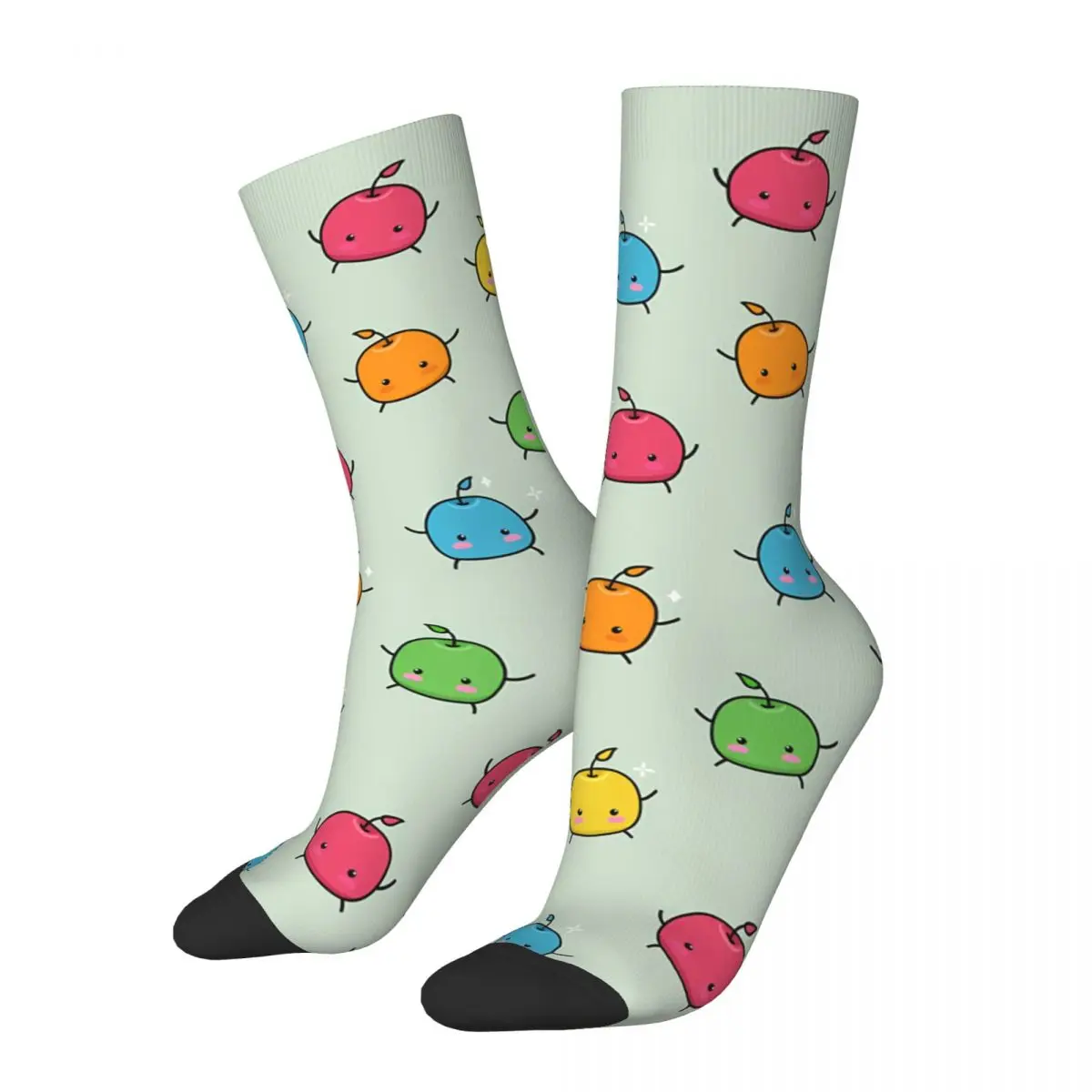 Crazy compression Jumping Junimos Sock for Men Vintage Stardew Valley Quality Pattern Crew Sock Casual