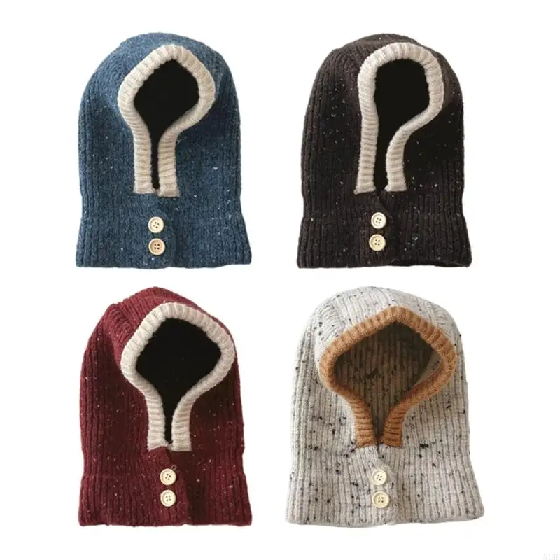 Stretchy Child Cap Integrated Ear Flap Cover Cold Weather Accessories for Child